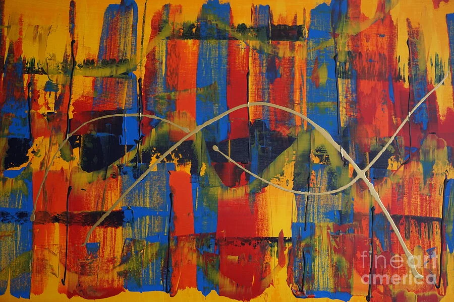 Beyond The Stars — abstract painting by Jimmy S. Clark Jr.