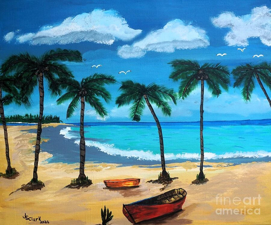 Dominican Dreams — landscape painting by Jimmy S. Clark Jr.