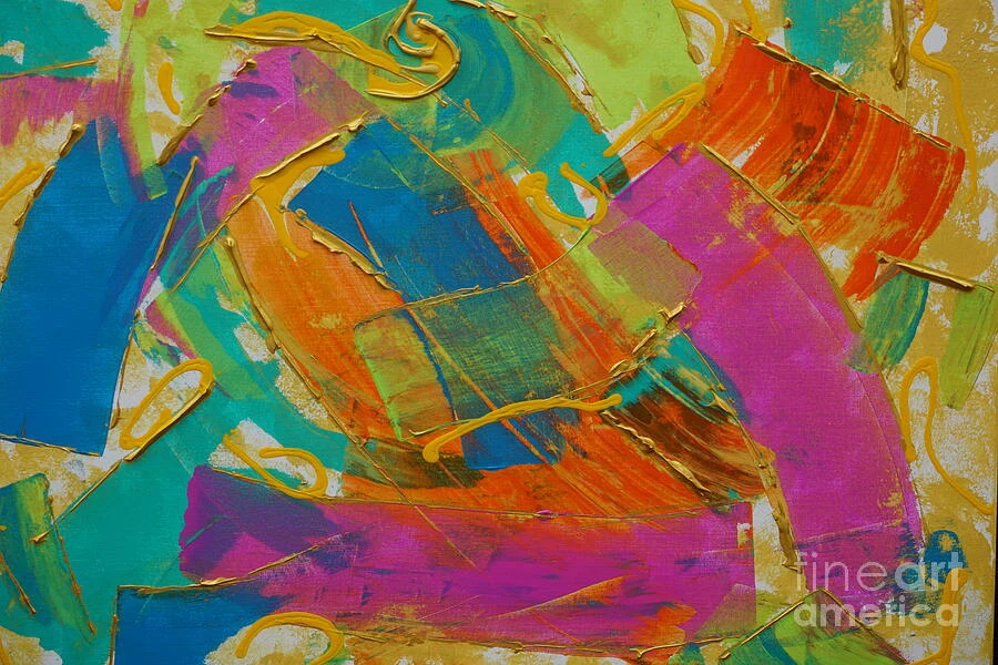 Silk — abstract painting by Jimmy S. Clark Jr.