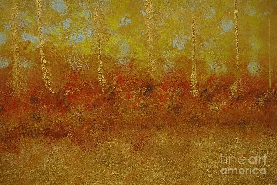 Skies Over Western Wildfires — abstract painting by Jimmy S. Clark Jr.