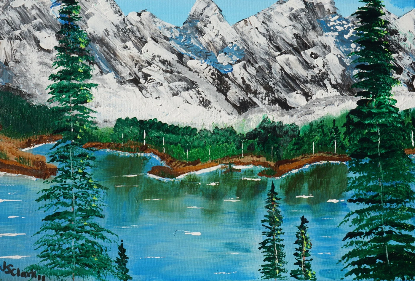 Tranquil Countryside — landscape painting by Jimmy S. Clark Jr.